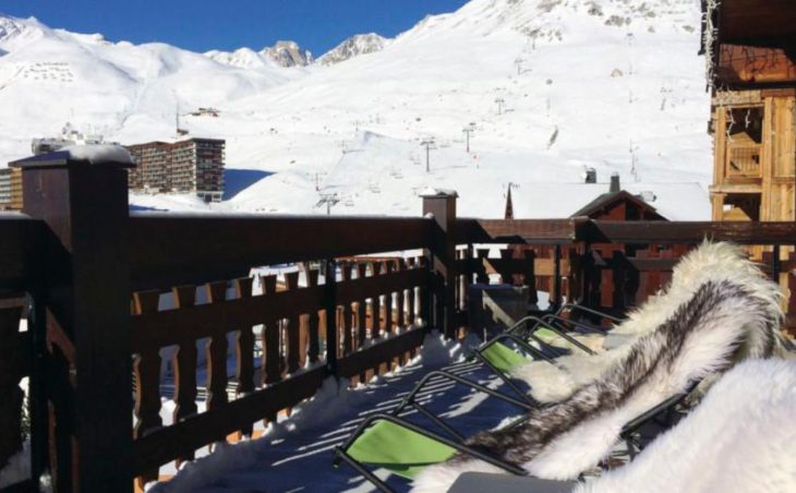 Hotel Les Campanules, Tignes, Balcony